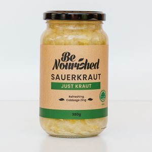 jar of benourished organic Just Kraut Sauerkraut