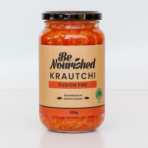 jar of benourished organic Krautchi fusion Sauerkraut